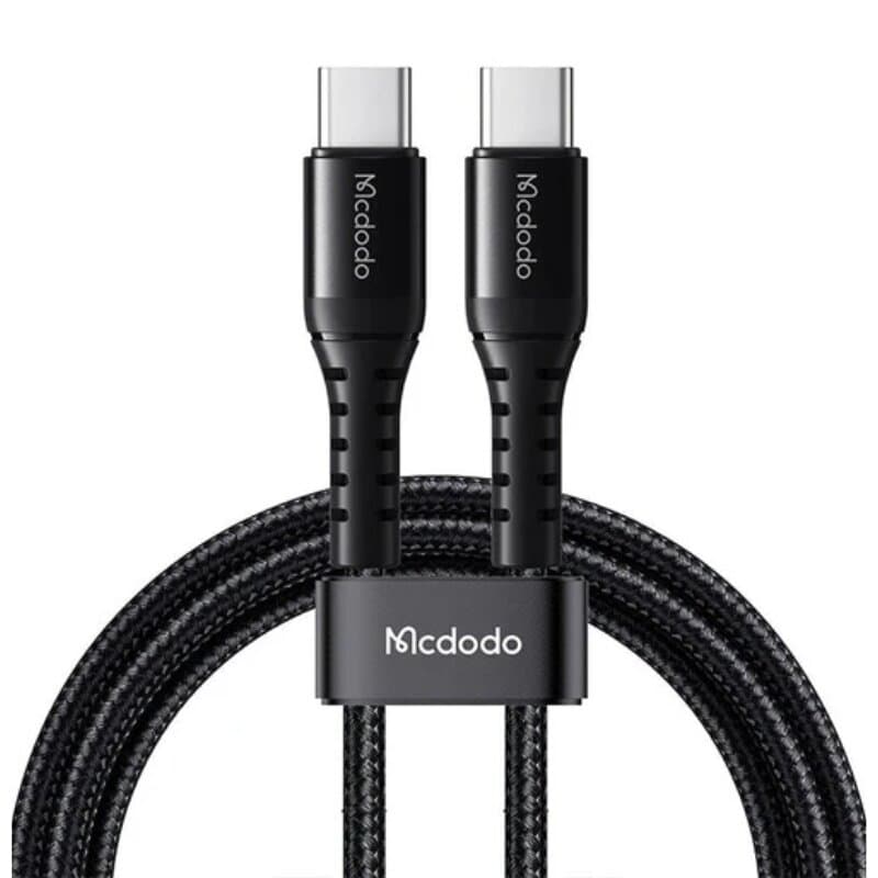 McDodo USB-C To USB-C Fast Charging Cable 60W PD 0.2 M - CA-5640 (Black)