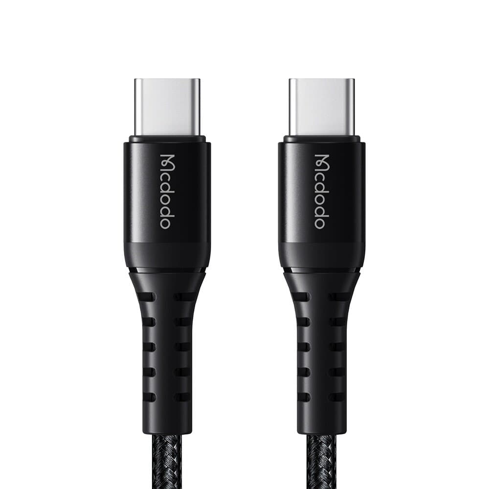 McDodo USB-C To USB-C Fast Charging Cable 60W PD 0.2 M - CA-5640 (Black) 2