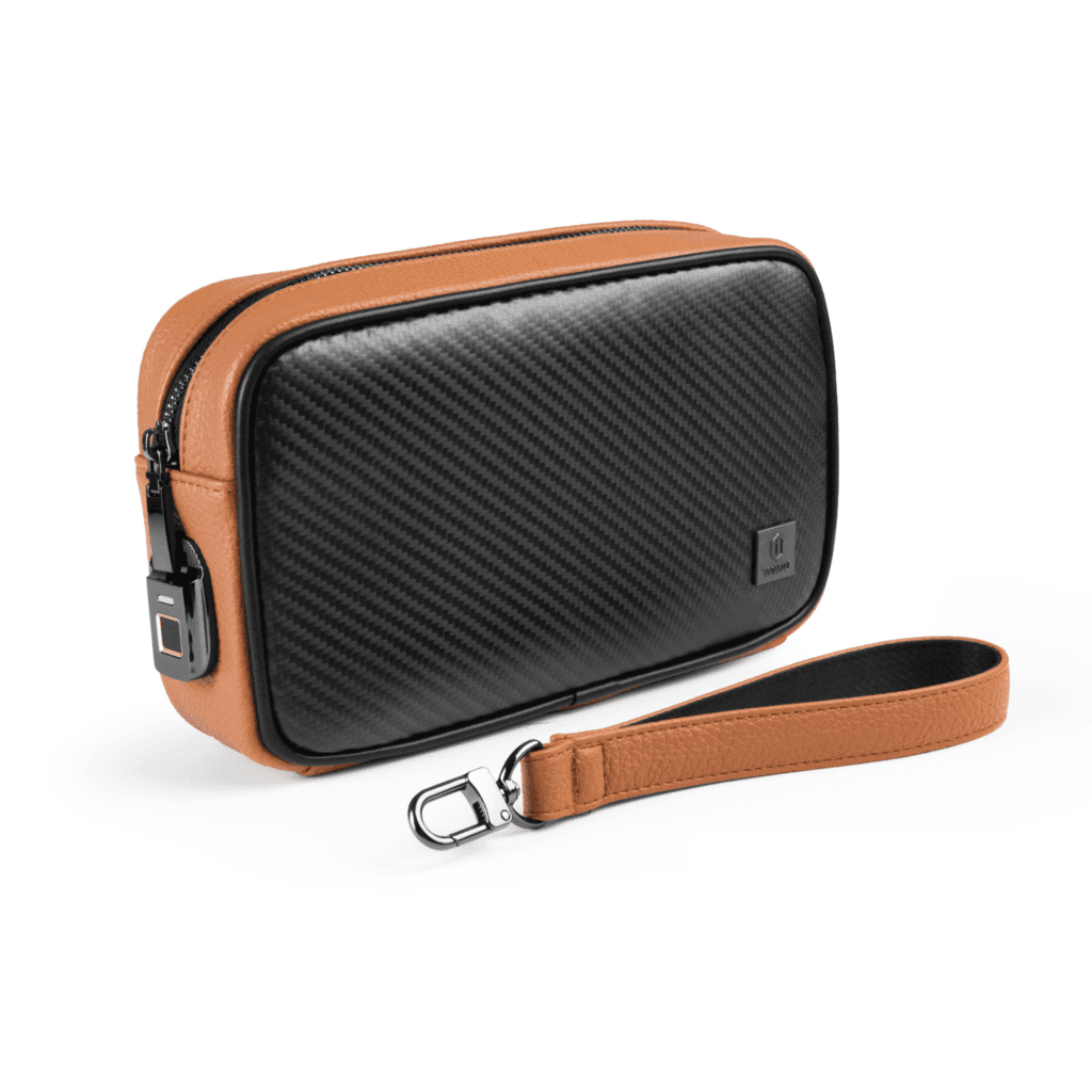 WIWU Master Carbon Fingerprint Lock Pouch