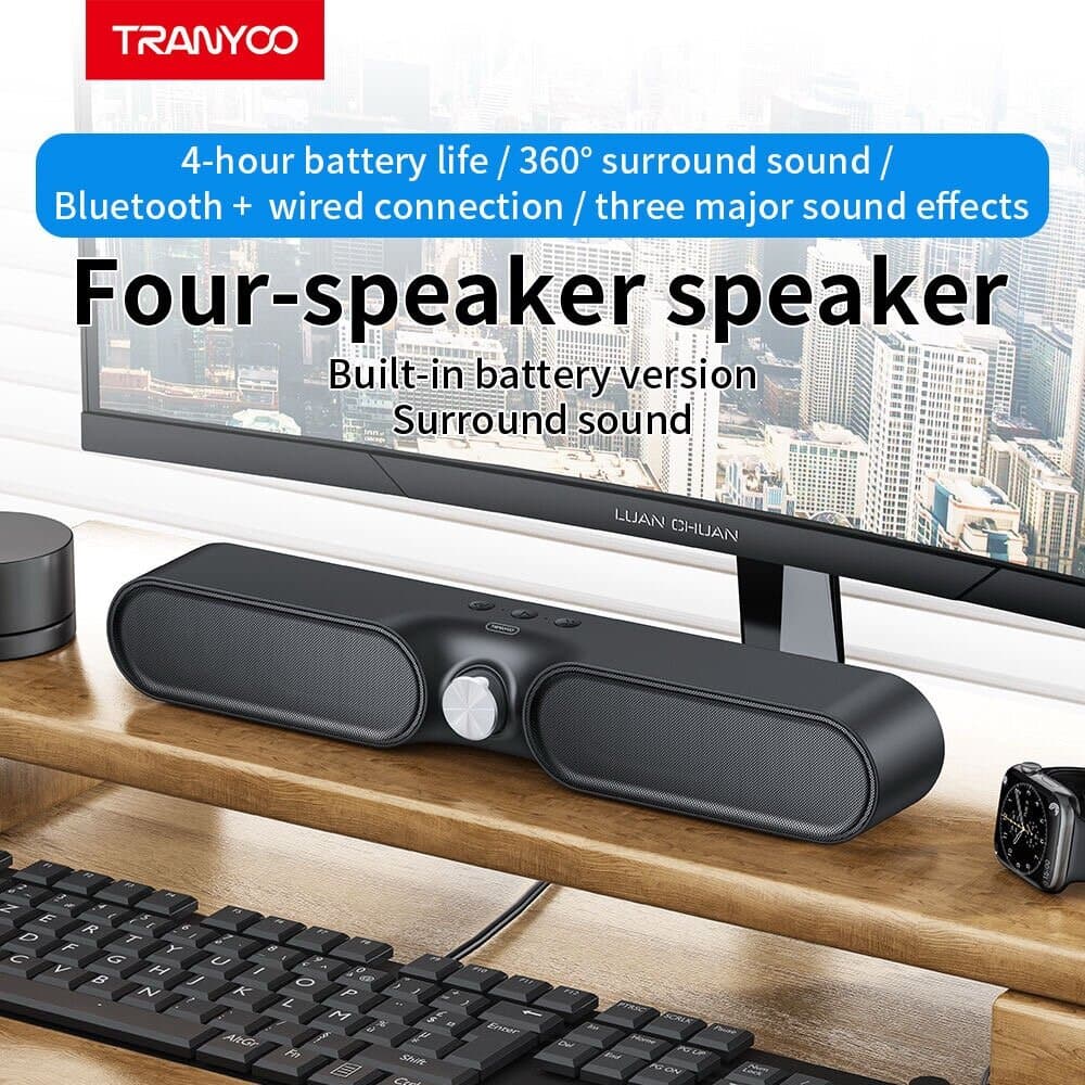 TRANYOO B3 Wireless Bluetooth Soundbar Speaker - 4-in-1 Multifunction 2