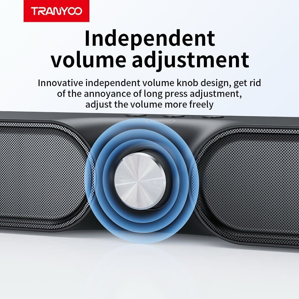 TRANYOO B3 Wireless Bluetooth Soundbar Speaker - 4-in-1 Multifunction 7