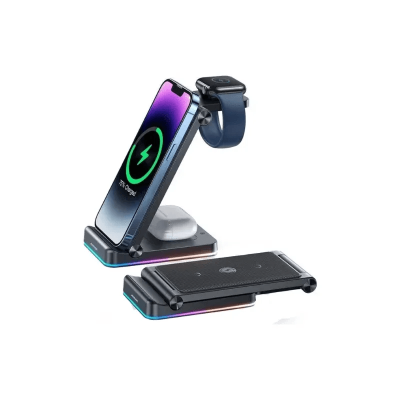 Joyroom 3-in-1 Foldable Wireless Charging Stand - JR-WQN01