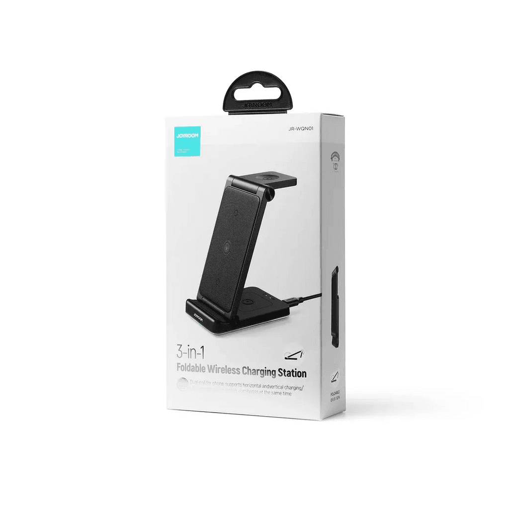 Joyroom 3-in-1 Foldable Wireless Charging Stand - JR-WQN01 3