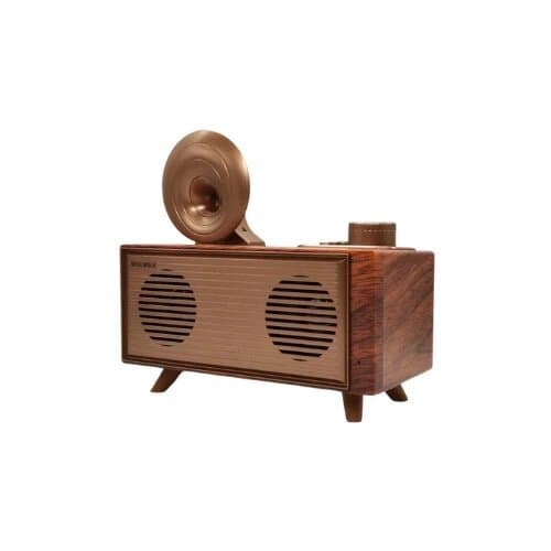 Music Apollo B16 Retro Fabric Desktop Wireless Speaker – 3D HD Sound 2