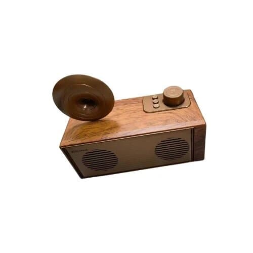 Music Apollo B16 Retro Fabric Desktop Wireless Speaker – 3D HD Sound 3