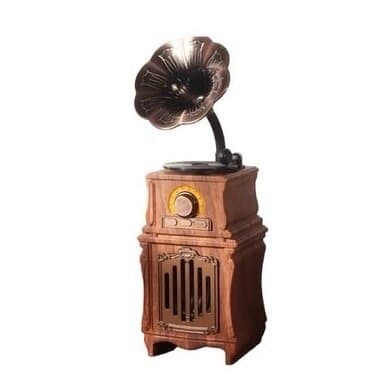 Music Apollo S31 Retro Gramophone Wireless Speaker – Vintage Bluetooth Audio