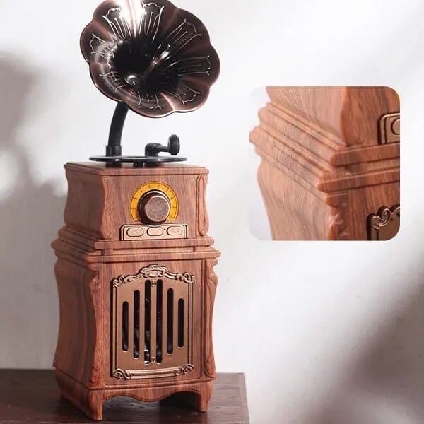 Music Apollo S31 Retro Gramophone Wireless Speaker – Vintage Bluetooth Audio 5