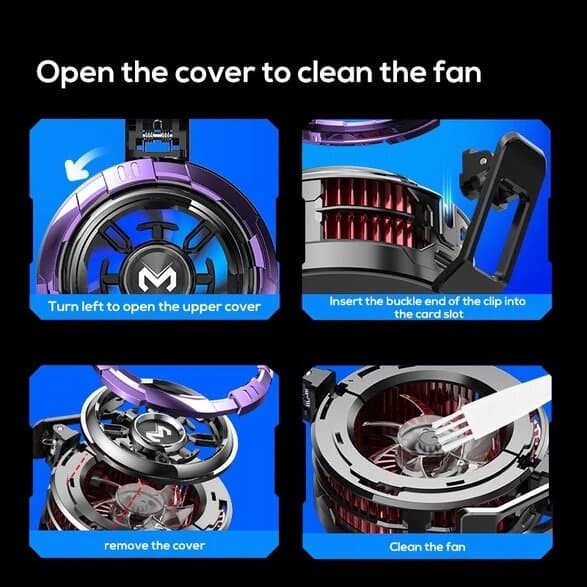 RGB Magnetic Phone Cooler – High-Speed Silent Cooling Fan for Gaming Phones & Tablets 3