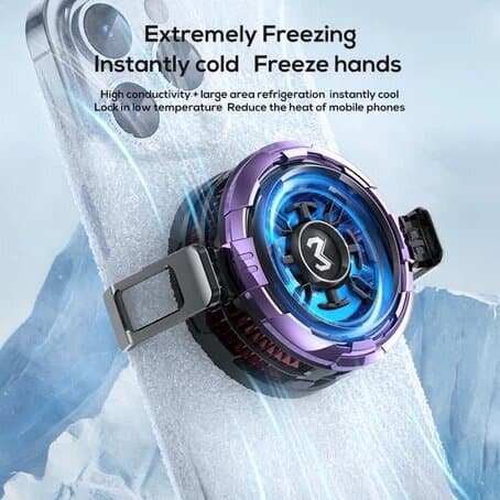 RGB Magnetic Phone Cooler – High-Speed Silent Cooling Fan for Gaming Phones & Tablets 5