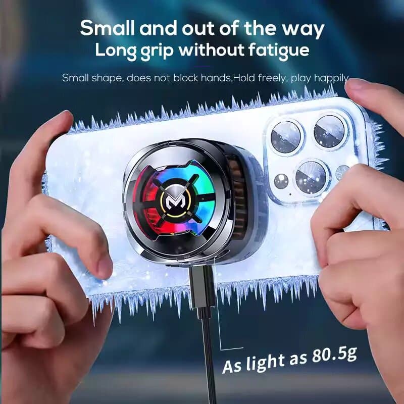 MEMO CX06 Magnetic Phone Cooler Fan – Silent Gaming Cooling Fan for Smartphones 2