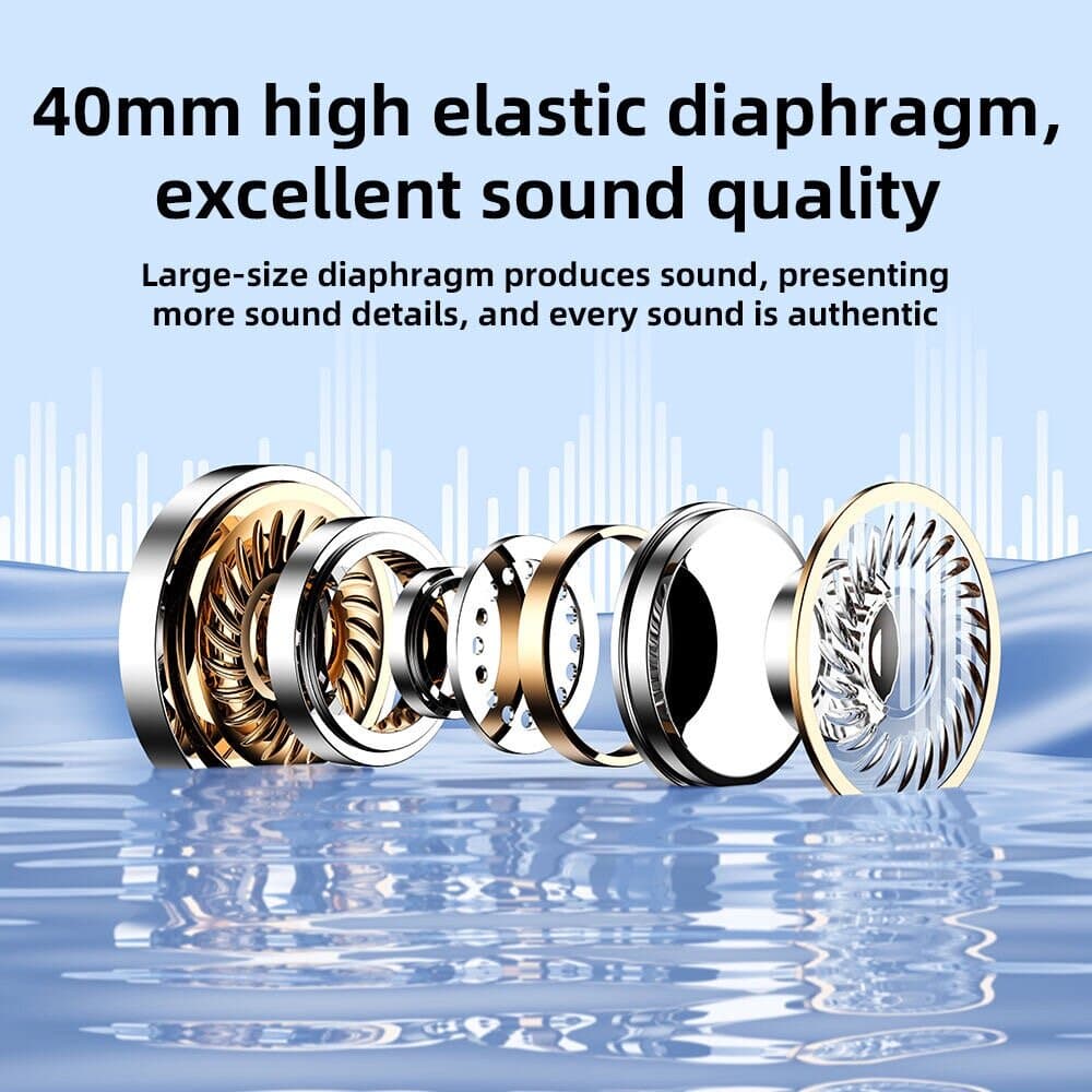 TRANYOO T-H6 Wireless Stereo Headphones – 70 Hours Music Playtime 3