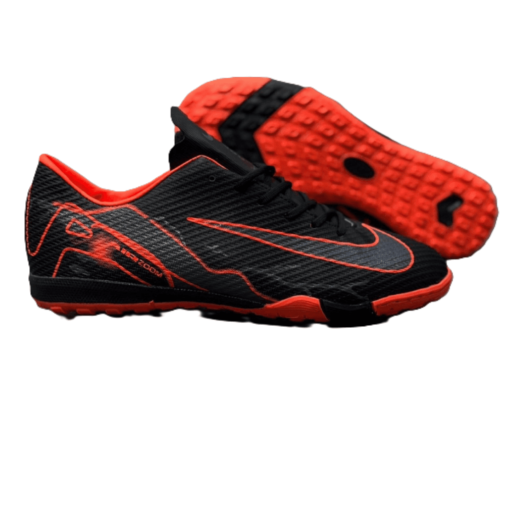 Nike Football Shoes - Black & Orange (Size 45)