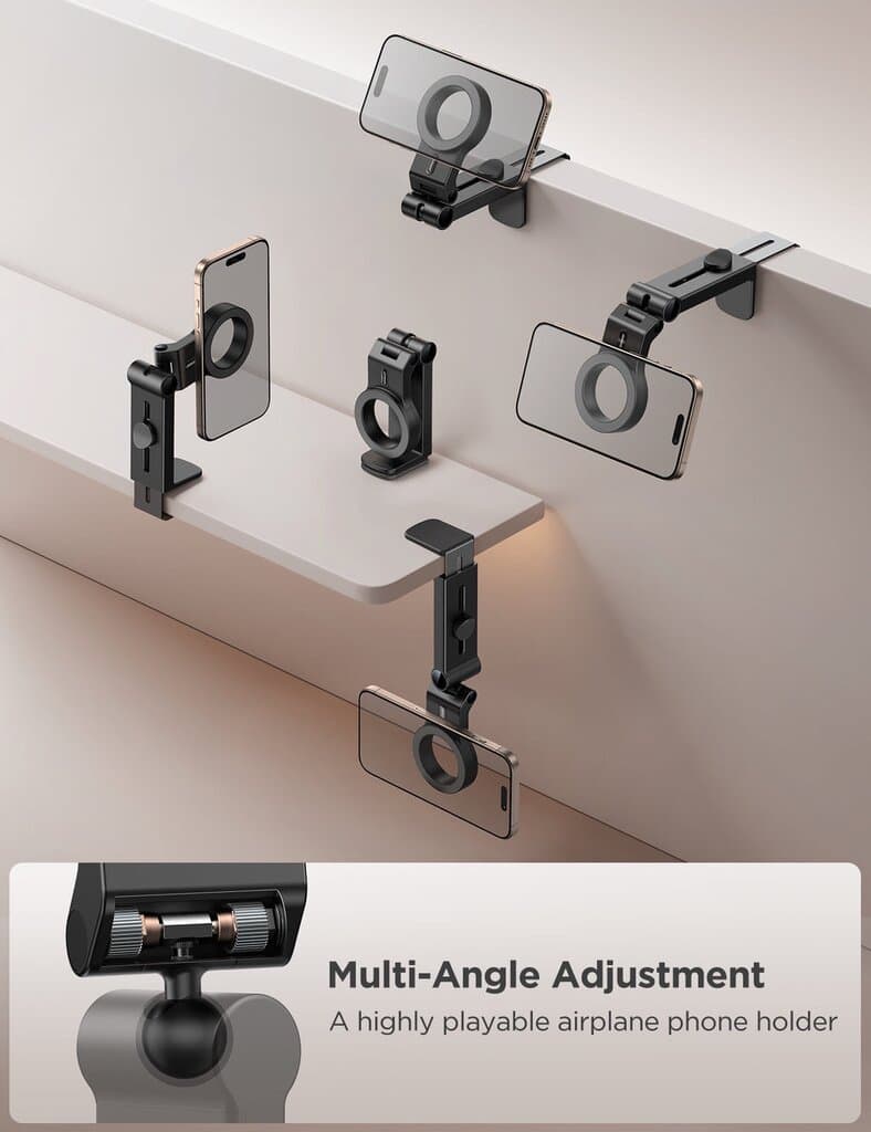 JOYROOM JR-ZS365 Magnetic Travel Phone Holder - 360° Rotation & N52 Magnet 7