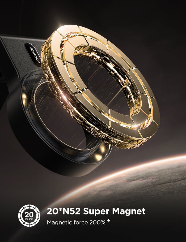 JOYROOM JR-ZS365 Magnetic Travel Phone Holder - 360° Rotation & N52 Magnet 8