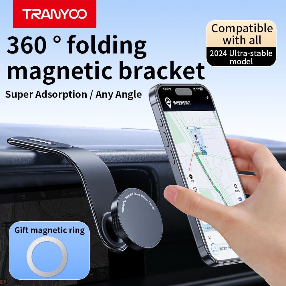 Tranyoo T-Z20 Magnetic Phone Holder - 90° Arbitrary Bending & Flexible Soft Alloy 2