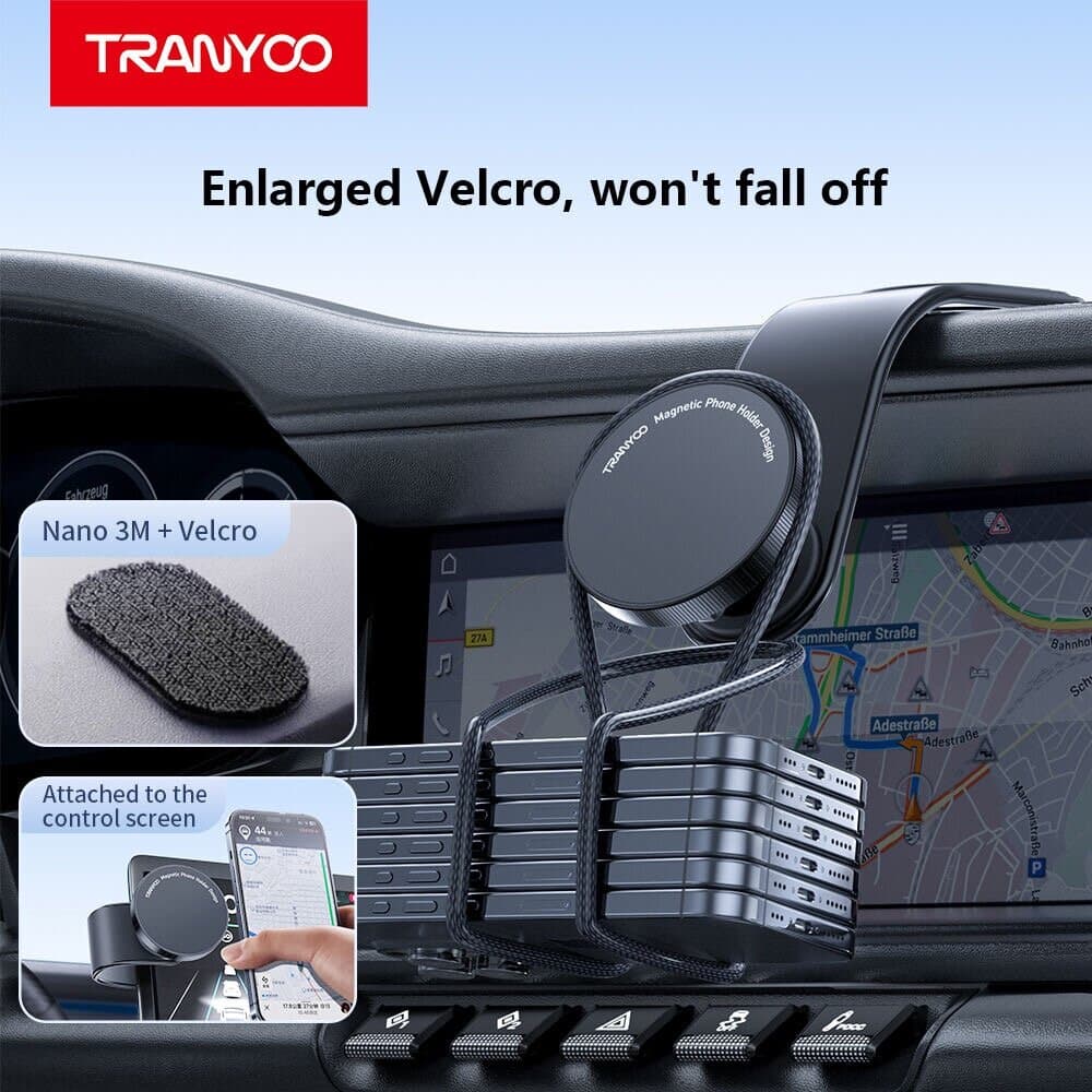 Tranyoo T-Z20 Magnetic Phone Holder - 90° Arbitrary Bending & Flexible Soft Alloy 3