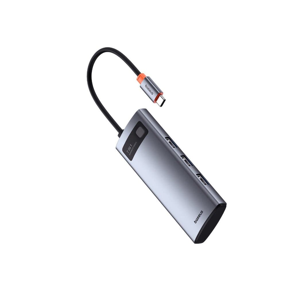 Baseus Metal Gleam Series 7-Port USB-C Hub - 4K@60Hz HDMI & 100W PD 2