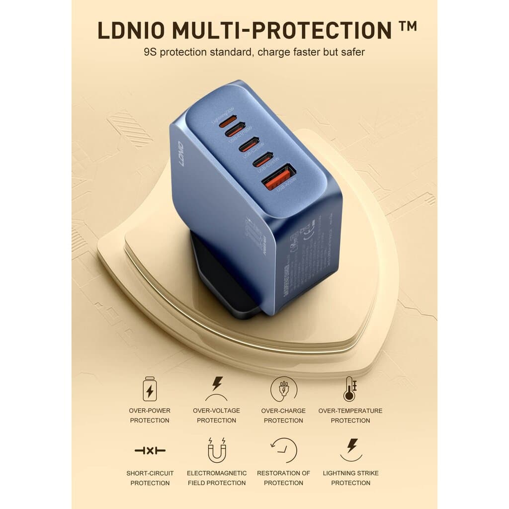 LDNIO 100W PD Super Fast Charger Q8 4
