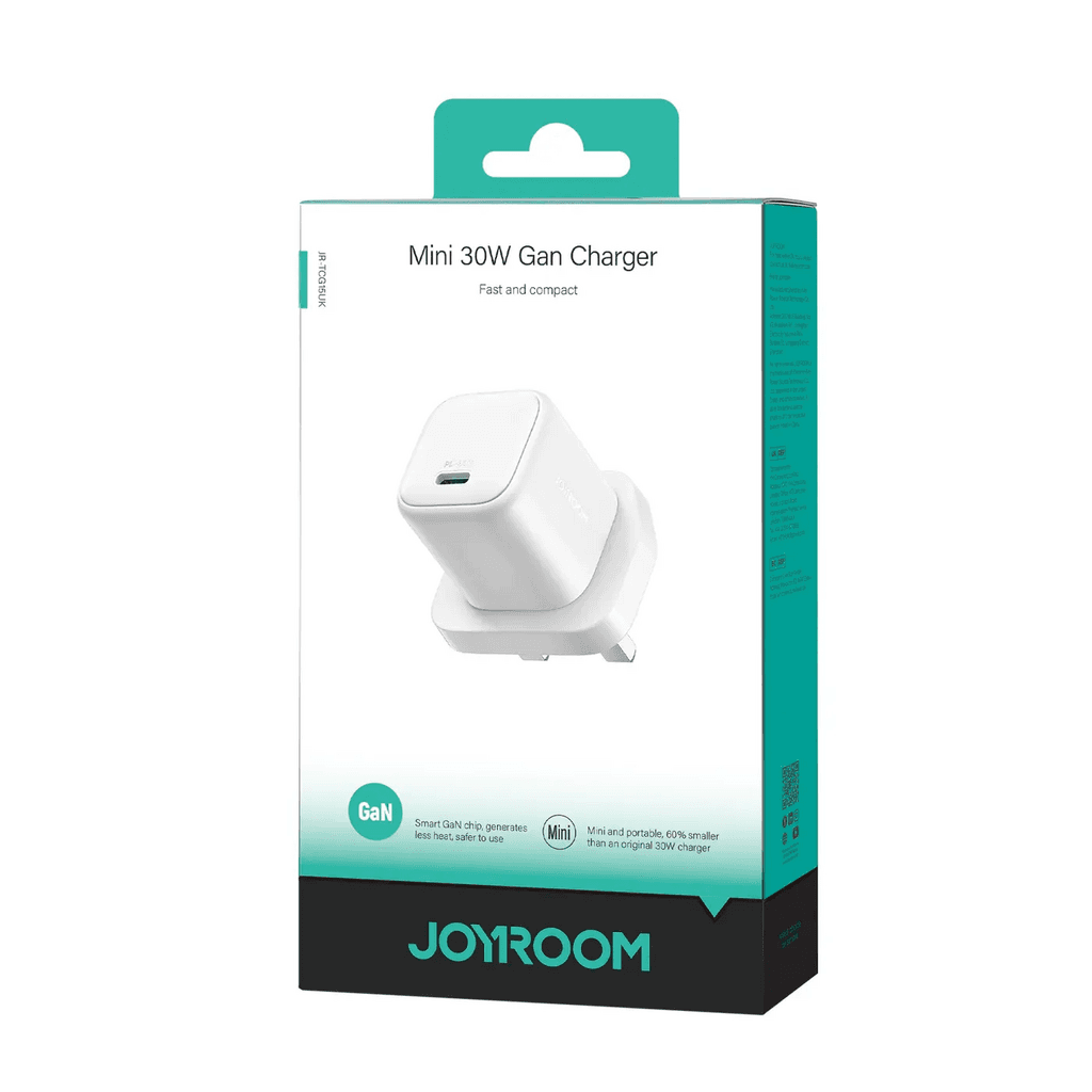 Joyroom 30W PD Mini Gan Fast Charger - JR-TCG15 (White) — photo 2