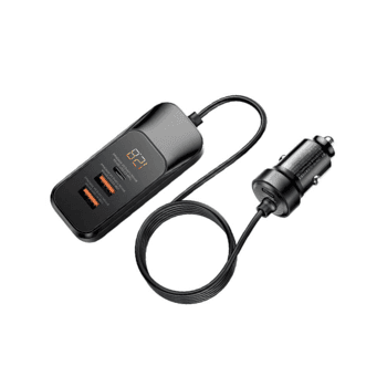 شارجەری ئۆتۆمبێلی ڕیماکس PD&QC ١٢٠ وات  - RCC355 (ڕەش)