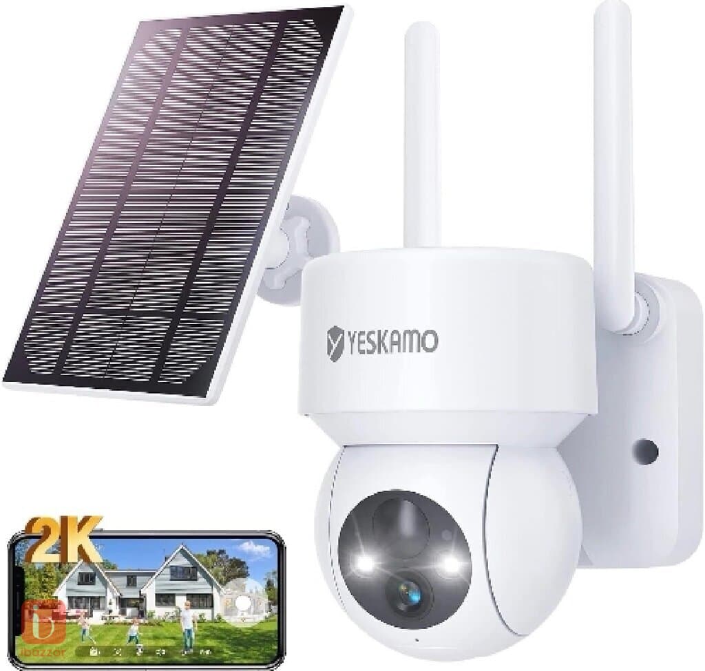 کامێرای چاودێری تاقە شەمسی 360پلە وای فای