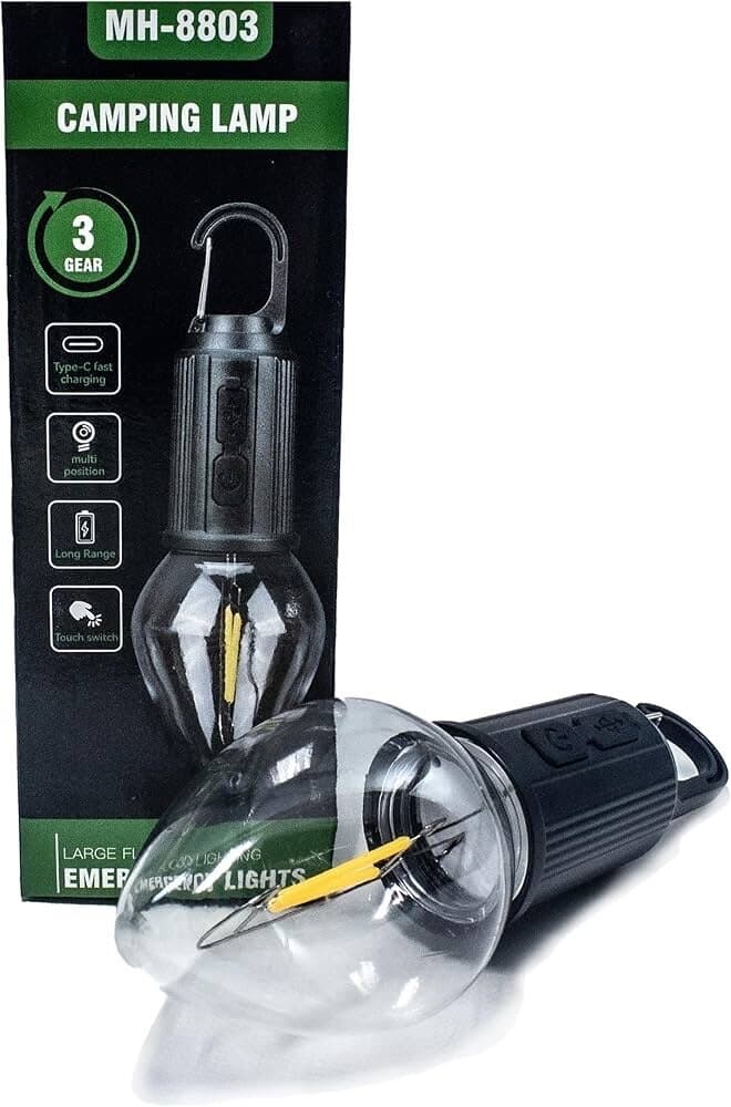 Portable Rechargeable LED Camping & Emergency Lamp
