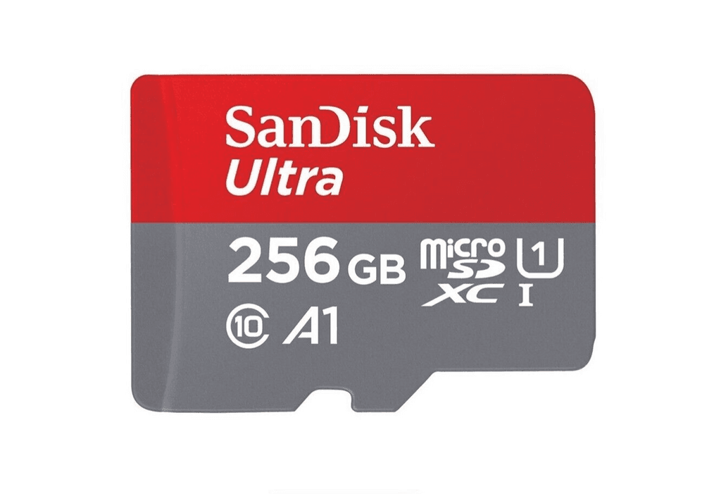 256GB SanDisk Ultra microSDXC UHS-I Memory Card A1 – Up to 150MB/s with SD Adap 2