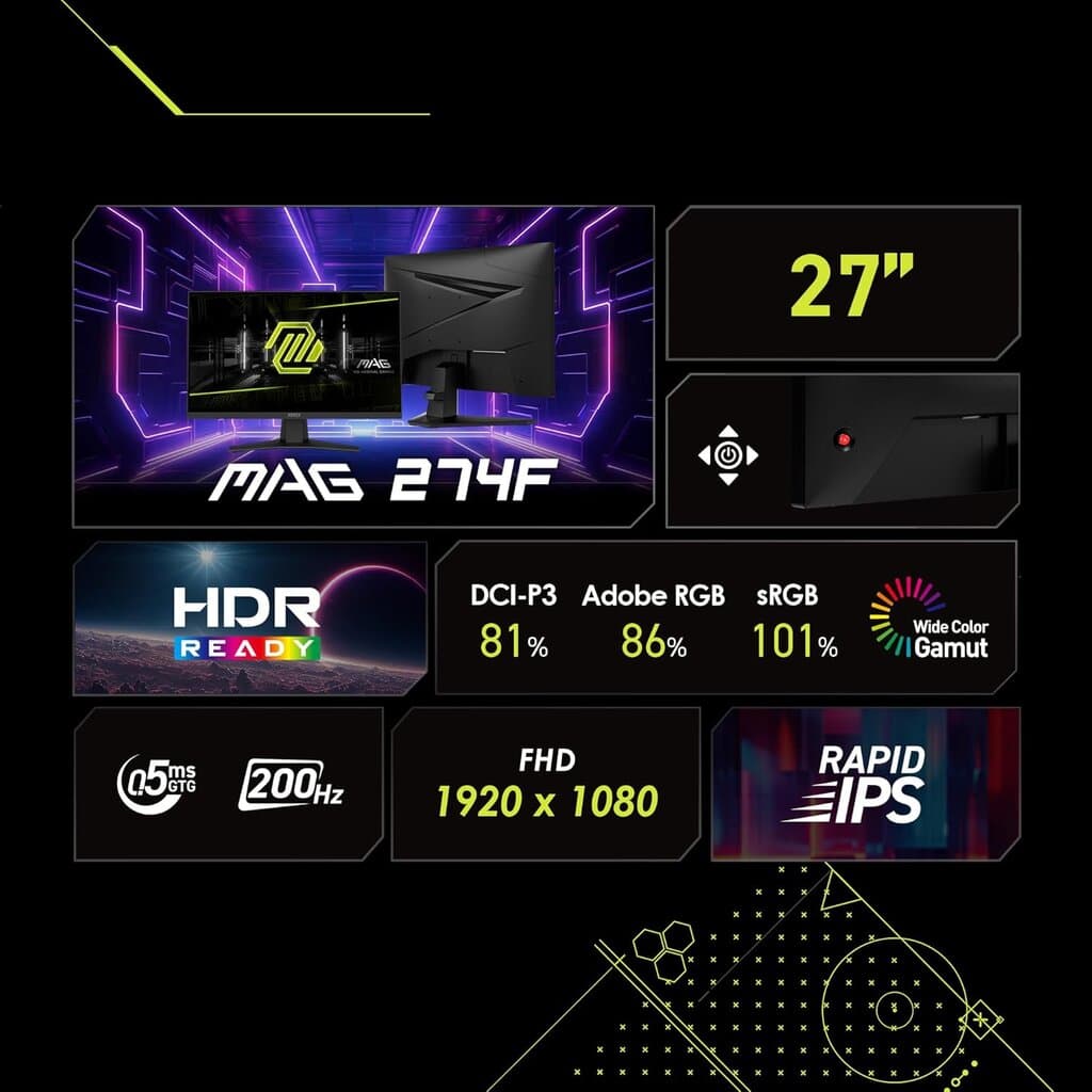 MSI LED MAG Monitor - 274F 2