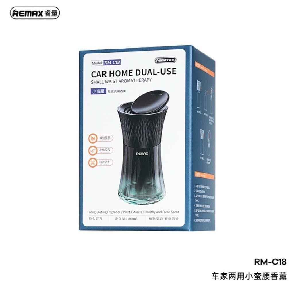 Remax RM-C18 Small Waist Aromatherapy – Car & Home Dual-Use Air Purifier