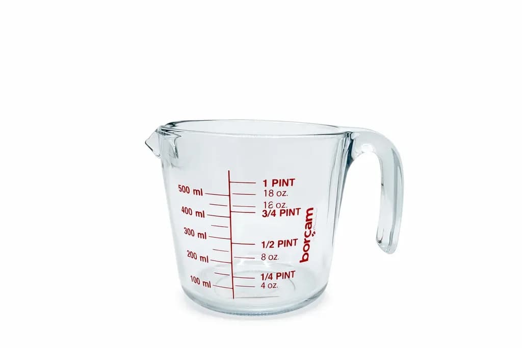 Borcam Glass Measuring Cup - Clear 1