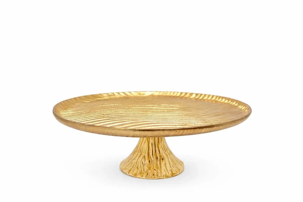 Pedestal Dessert Stand - Gold