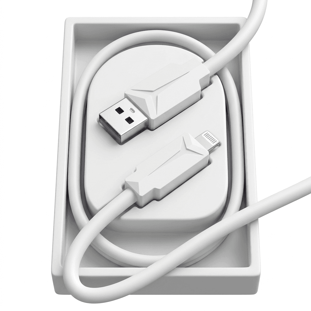 TRANYOO T-S19I Upgraded 6A Bold USB to Lightning Data Cable