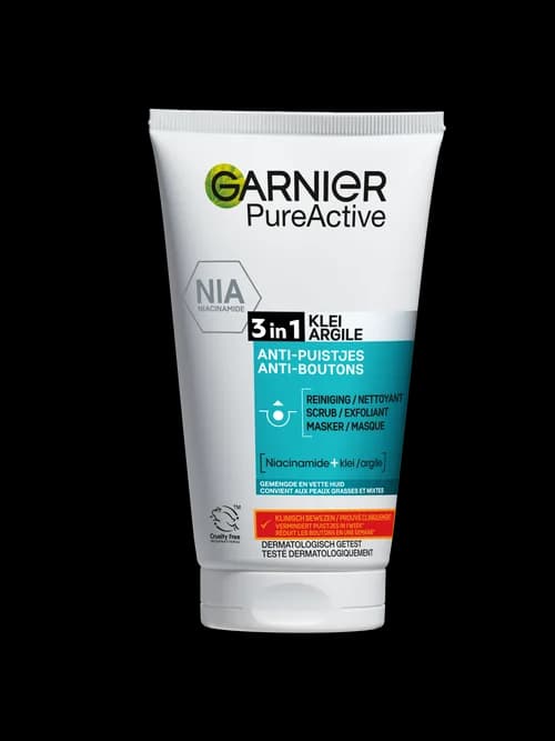 Garnier Pure Active_x000d_
3-in-1 Cleaning with Clay