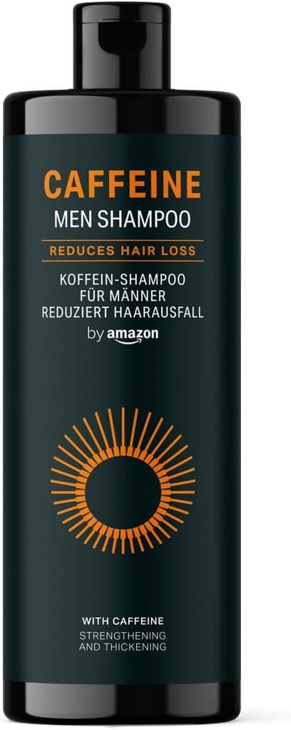 by Amazon Men’s Caffeine Shampoo, 2 x 400 ml