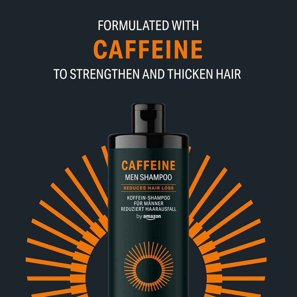 by Amazon Men’s Caffeine Shampoo, 2 x 400 ml 3