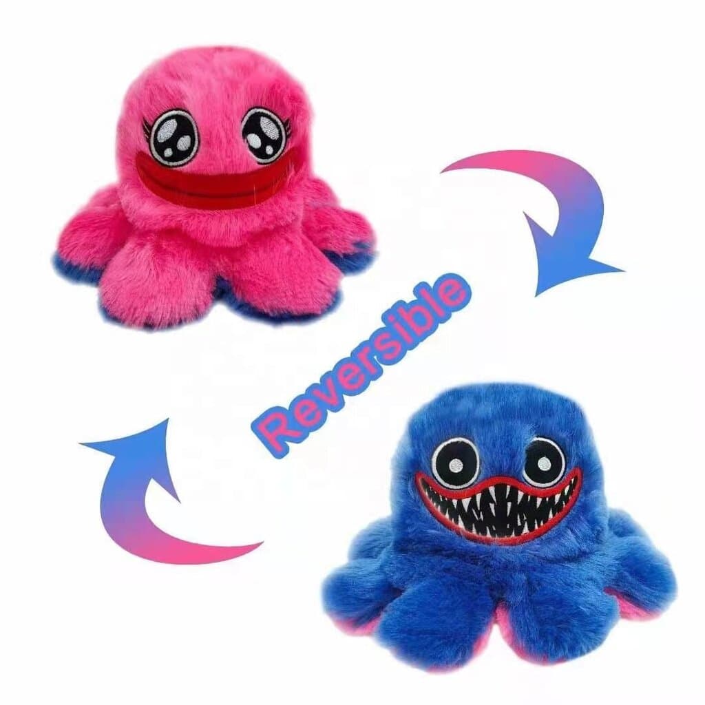 Reversible Wagg Octopus Soft Plush Toy (40cm) 2