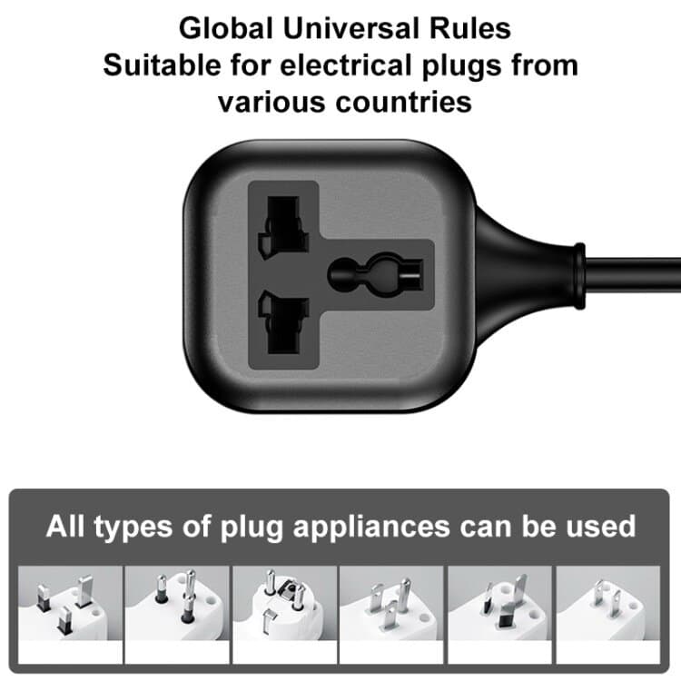 Yesido MC34 Extension Power Cord | 3250W Heavy Duty & 5-Meter Length 6