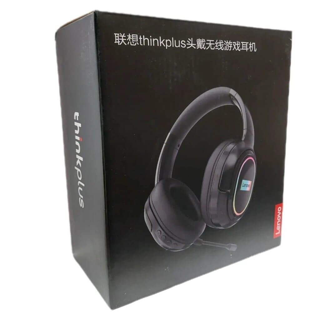Lenovo Thinkplus Wireless Gaming Headset with Integrated Mic and RGB Lighting