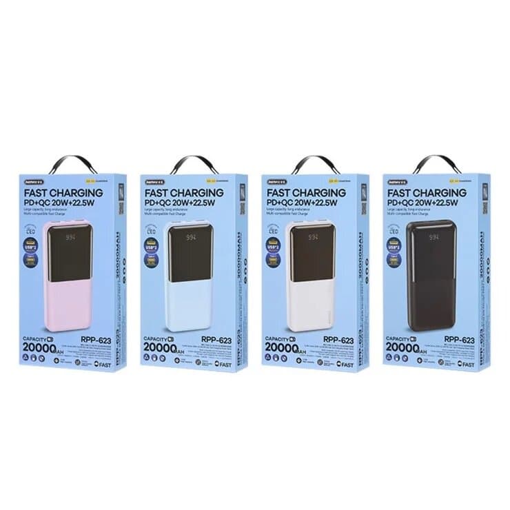 REMAX RPP-623 Cynile Series 20000mAh Power Bank – PD 20W + QC 22.5W Fast Charging 7