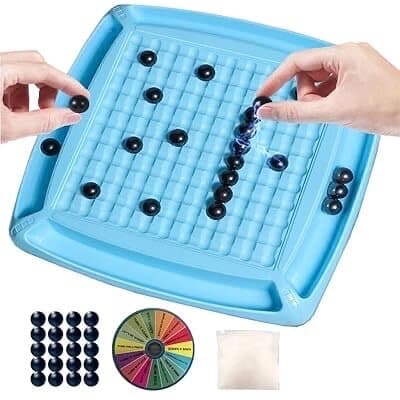 Magnetic Battle Chess Game with Punishment Wheel – Fun Family Strategy Game (Ages 9+) 2