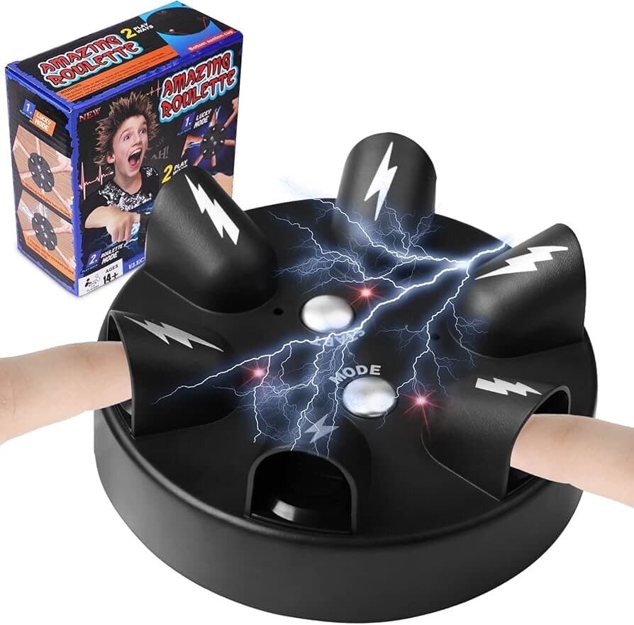 Amazing Electric Roulette Game – Fun Shock Challenge Party Game (2–6 Players, Ages 14+)