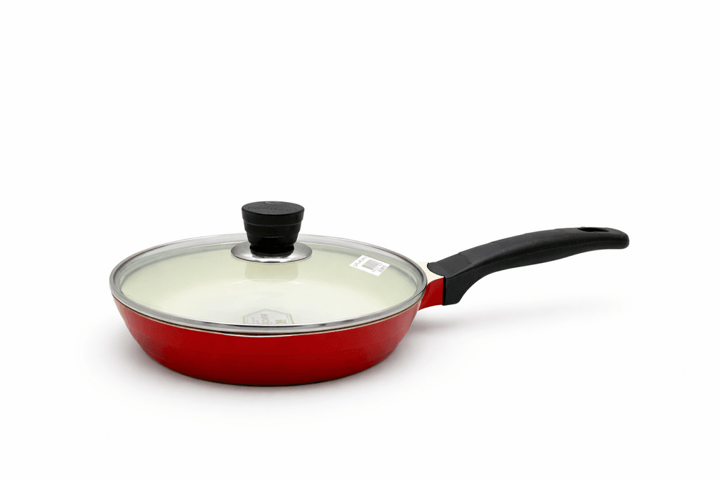 Excilon Ceramic Frying Pan - Red (24cm)