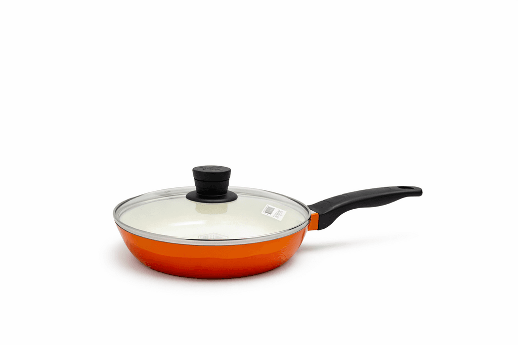 Excilon Ceramic Frying Pan - Orange (24cm)