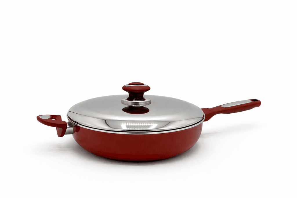 Frying Pan - Dark Red