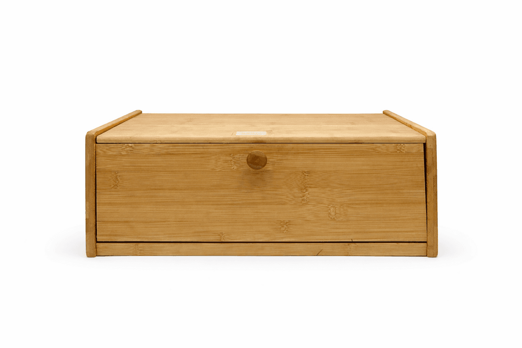 Wooden Bread Box - Brown 3