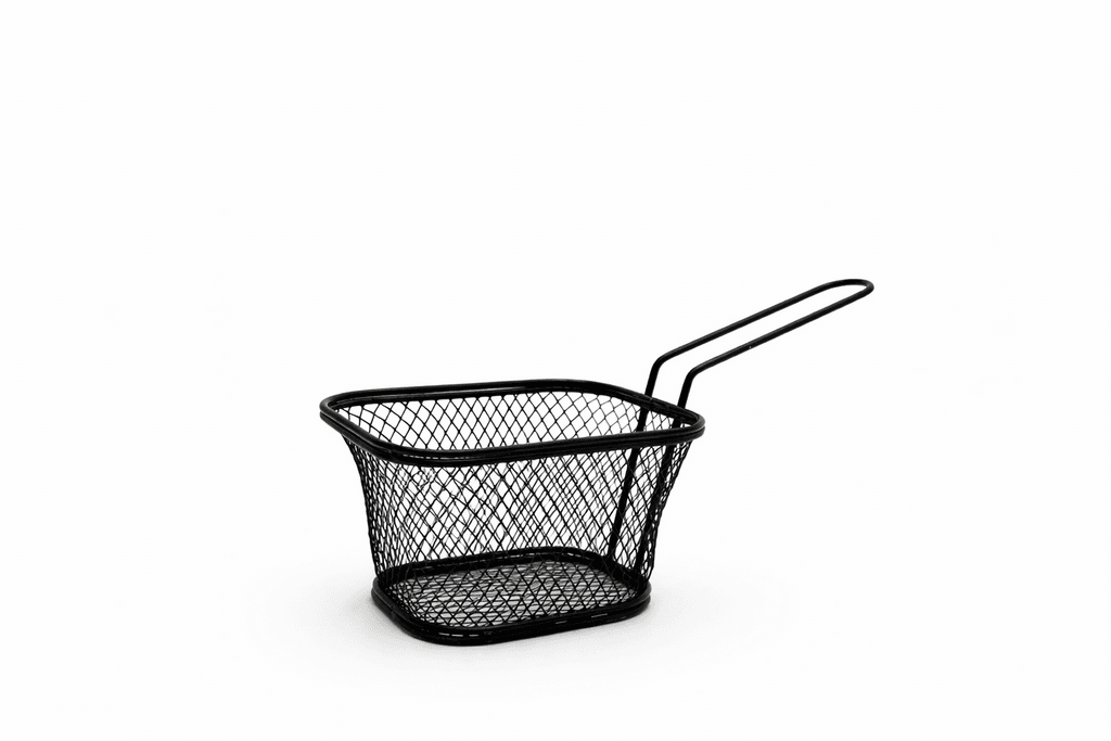 Metal Fry Basket - Black (S)
