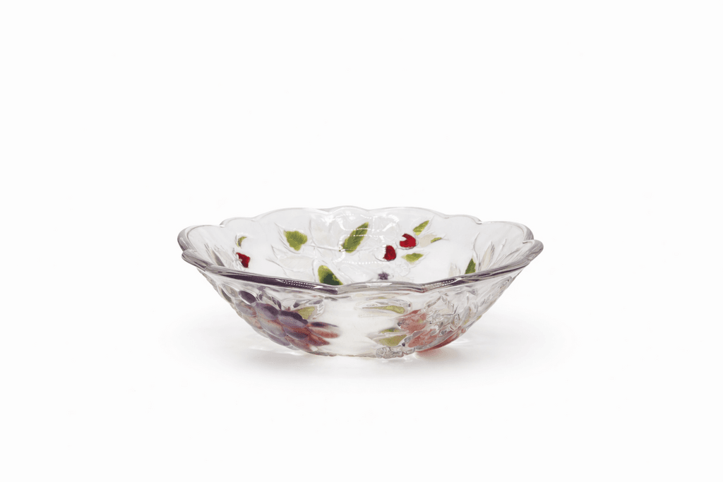 Glass Fruit Bowl - Clear (M)