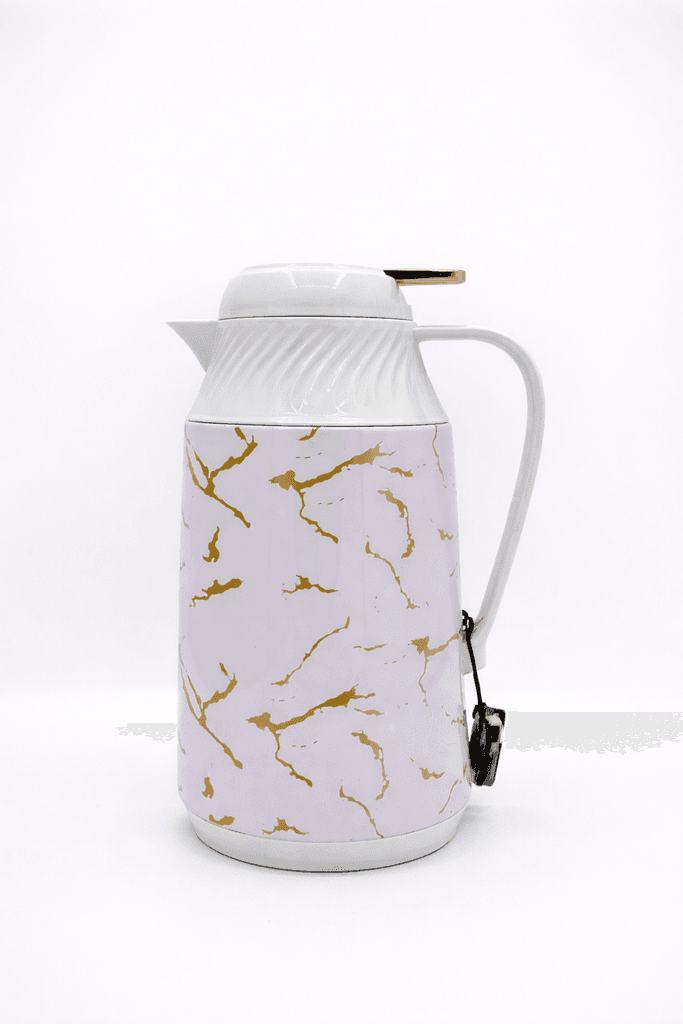 12-24 Hour Glass Hot & Cold Thermos - White 1