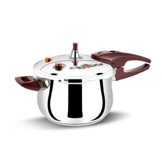 Korkmaz 6L Stainless Steel Pressure Cooker (Silver)