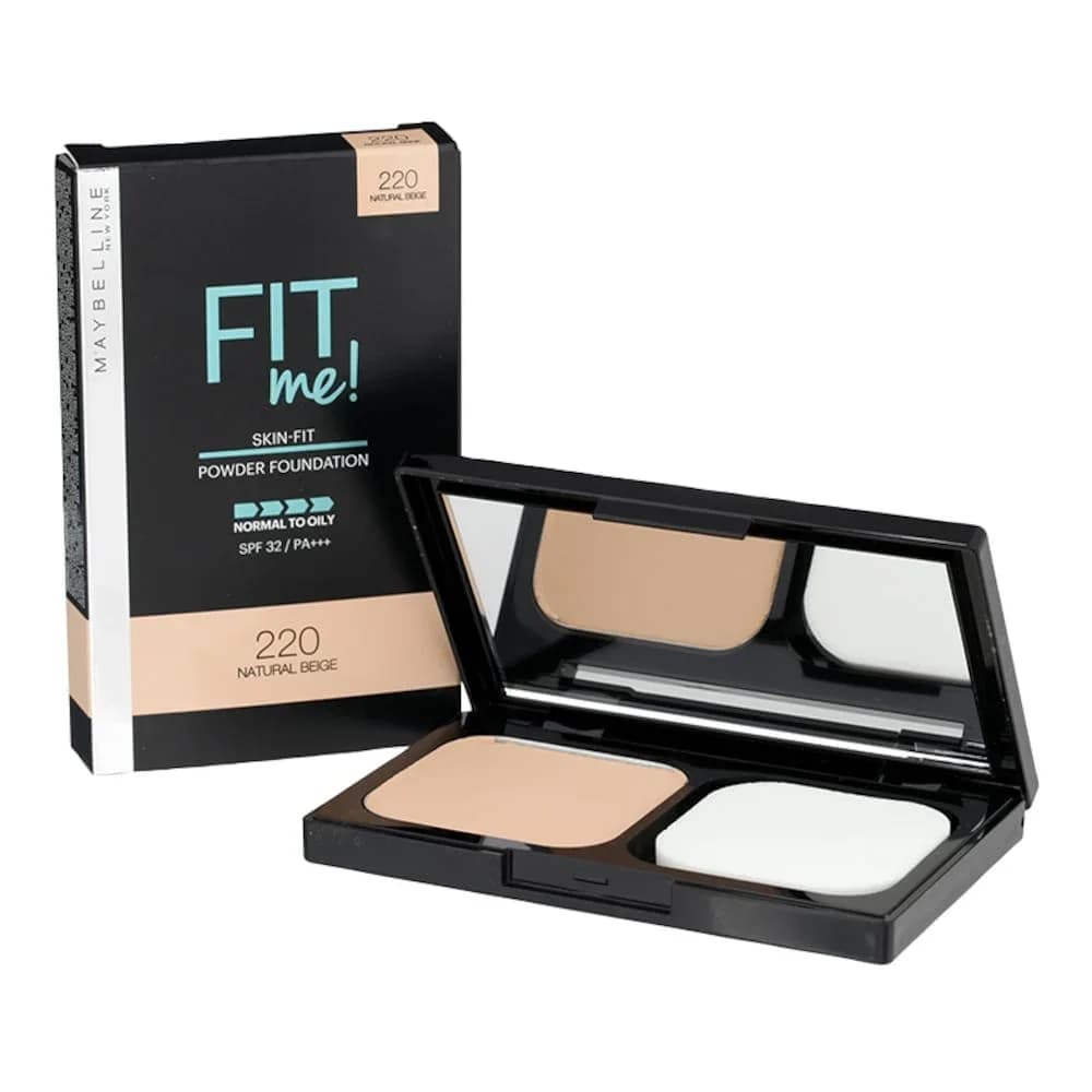 Maybelline Fit Me Powder Face Foundation (Shade 220) 2